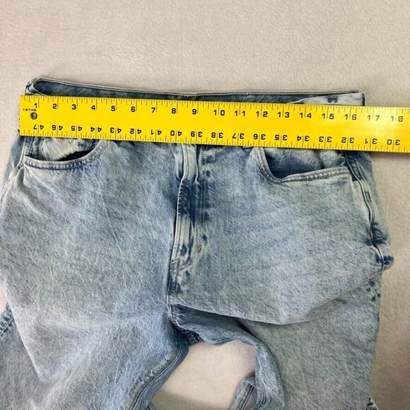 American Eagle Jeans Women's Size 14 Regular Curvy Mom Medium Wash Organic - Picture 8 of 10